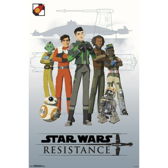Star Wars: Resistance - Crew Wall Poster, 22.375" x 34"