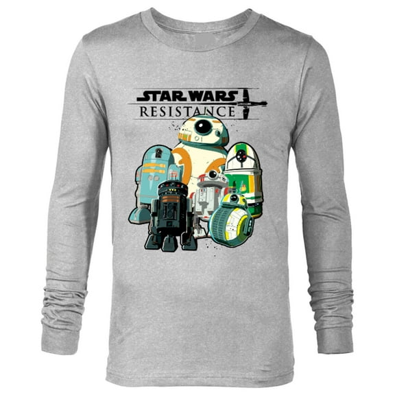 Star Wars Resistance Droids - Long Sleeve T-Shirt for Men - Customized-Athletic Heather