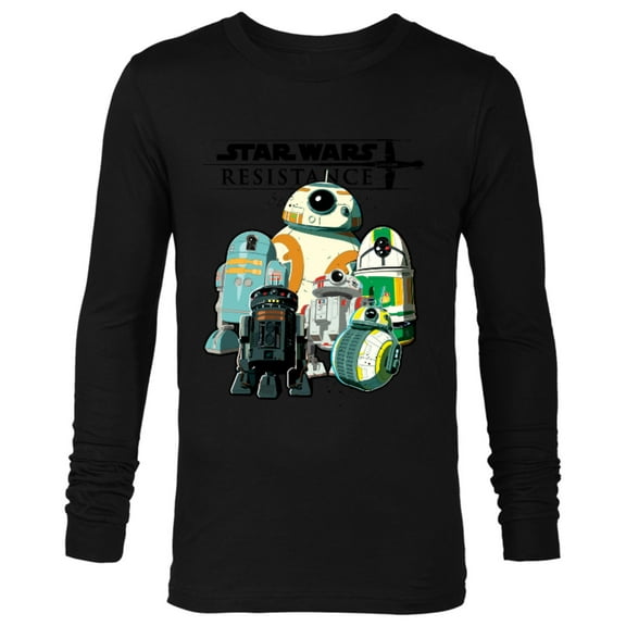 Star Wars Resistance Droids - Long Sleeve T-Shirt for Men - Customized-Black