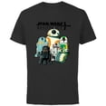 thumbnail image 1 of Star Wars Resistance Droids - Short Sleeve Cotton T-Shirt for Adults - Customized-Black, 1 of 5