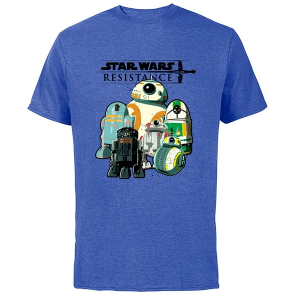 Star Wars Resistance Droids - Short Sleeve Cotton T-Shirt for Adults - Customized-Royal Heather