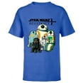 thumbnail image 1 of Star Wars Resistance Droids - Short Sleeve T-Shirt for Kids - Customized-Royal, 1 of 5