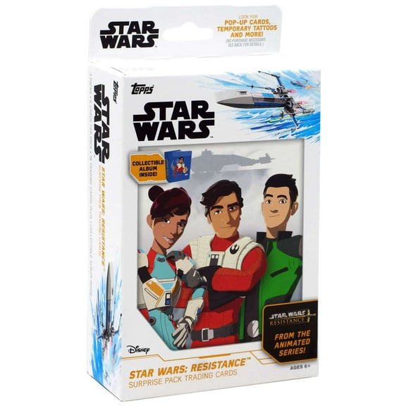 Star Wars: Resistance Surprise Pack Trading Cards Trading Card HANGER Box