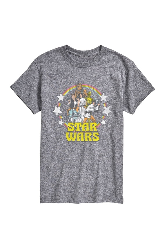 - Retro Character Group Logo - Men's Short Sleeve Graphic T-Shirt