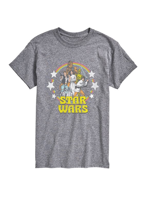 - Retro Character Group Logo Men's Short Sleeve Graphic T-Shirt