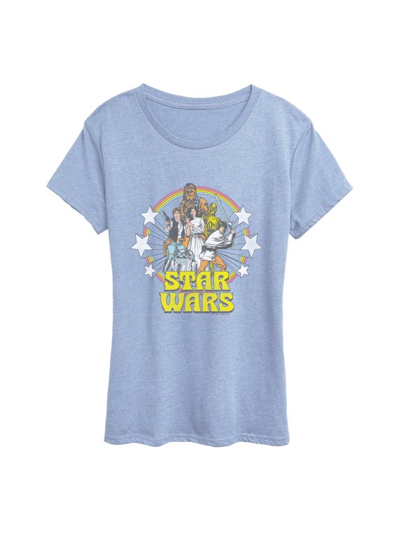 - Retro Character Group Logo Women's Short Sleeve Graphic T-Shirt