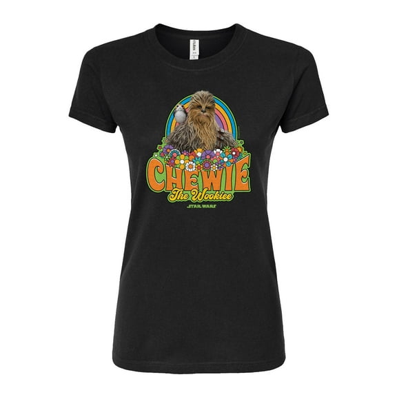 Star Wars - Retro Chewy - Juniors Fitted Tee