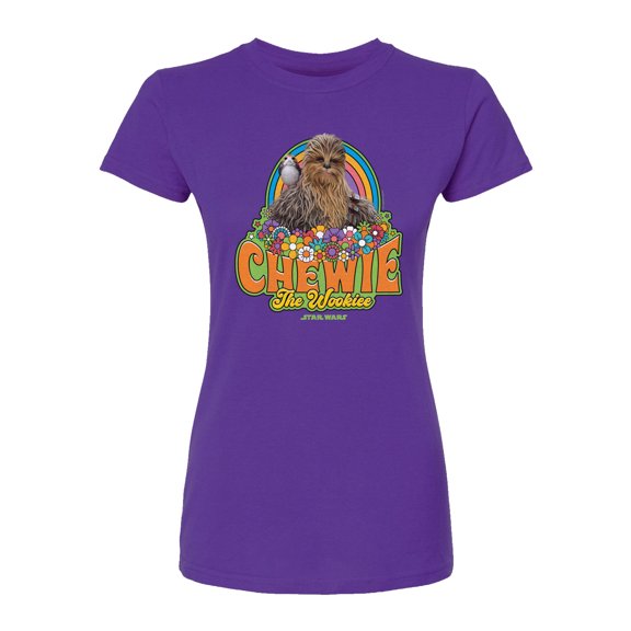 Star Wars - Retro Chewy - Juniors Fitted Tee
