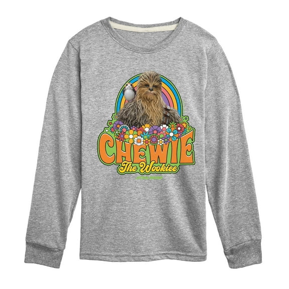 Star Wars - Retro Chewy - Toddler And Youth Long Sleeve Tee