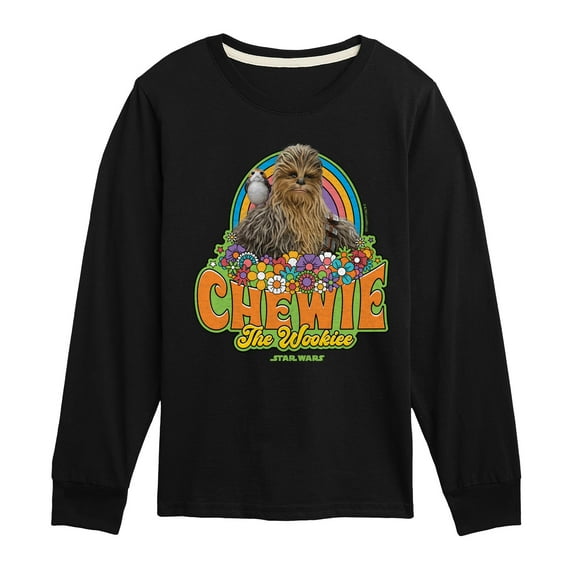 Star Wars - Retro Chewy - Toddler And Youth Long Sleeve Tee