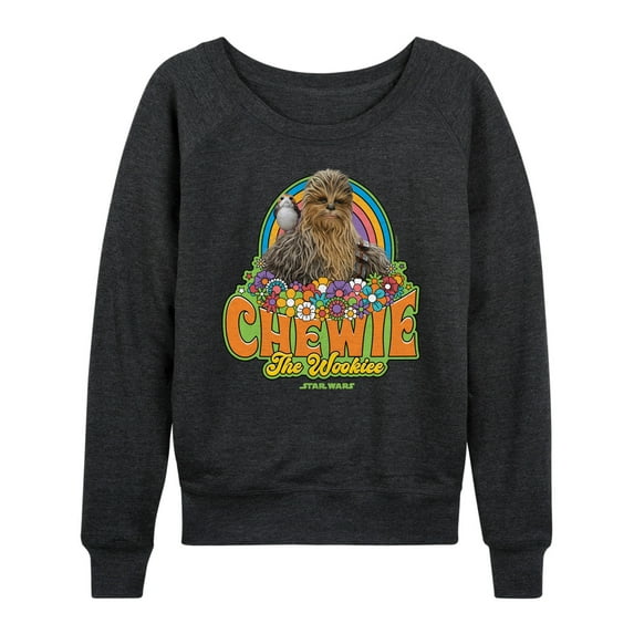 Star Wars - Retro Chewy - Women's French Terry Pullover Sweatshirt
