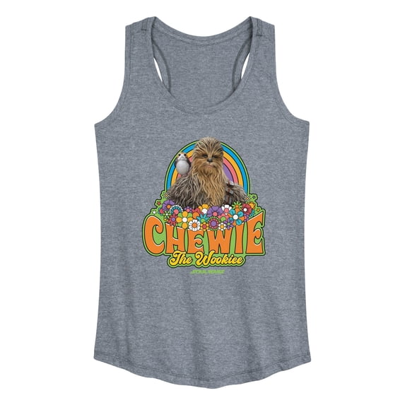 Star Wars - Retro Chewy - Women's Racerback Graphic Tank