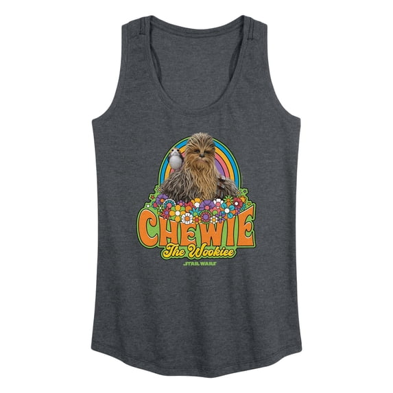 Star Wars - Retro Chewy - Women's Racerback Graphic Tank