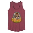 thumbnail image 1 of Star Wars - Retro Chewy - Women's Racerback Graphic Tank, 1 of 4