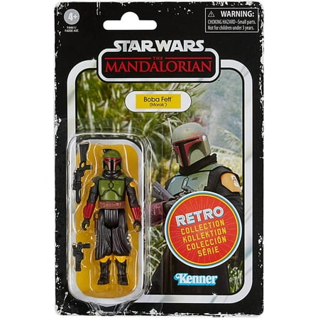Star Wars Retro Collection Boba Fett (Re-Armored) Star Wars: The Mandalorian Action Figure (NON-MINT PACKAGE)