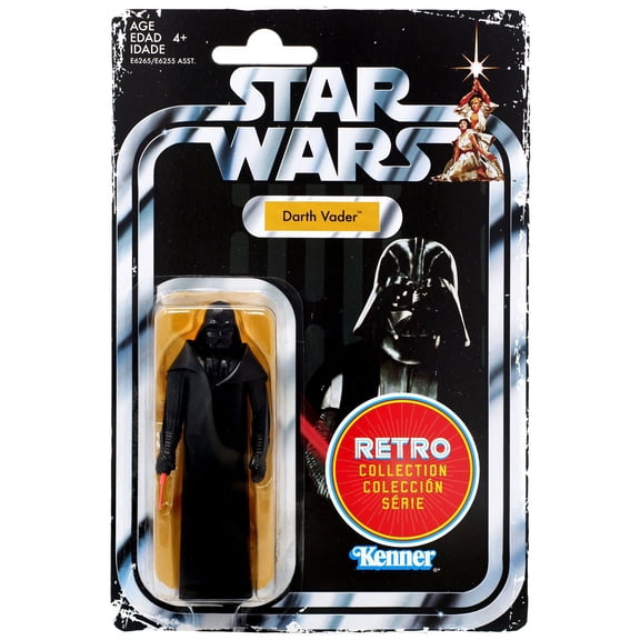 Star Wars Retro Collection Darth Vader Action Figure, 3.75"