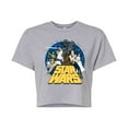 thumbnail image 1 of Star Wars - Luke and Friends Retro Group - Juniors Cropped Tee, 1 of 5