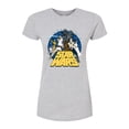 thumbnail image 1 of Star Wars - Luke and Friends Retro Group - Juniors Fitted Tee, 1 of 5