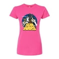thumbnail image 1 of Star Wars - Luke and Friends Retro Group - Juniors Fitted Tee, 1 of 5