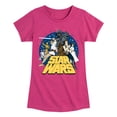 thumbnail image 1 of Star Wars - Luke Skywalker and Friends Retro - Toddler And Youth Girls Fitted Short Sleeve Tee, 1 of 4