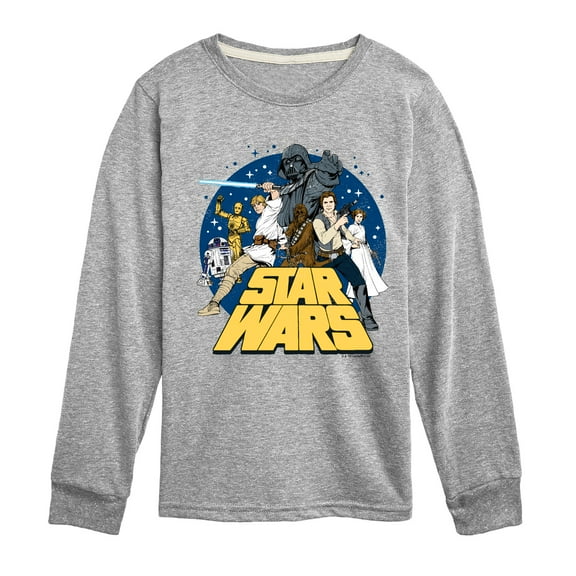 Star Wars - Luke Skywalker and Friends Retro - Toddler And Youth Long Sleeve Tee