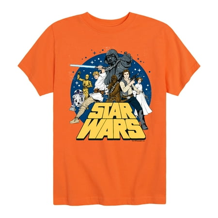 Star Wars - Luke Skywalker and Friends Retro - Toddler And Youth Short Sleeve Tee
