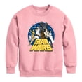 thumbnail image 1 of Star Wars - Retro Group - Youth Boys Crew Fleece Sweatshirt, 1 of 3