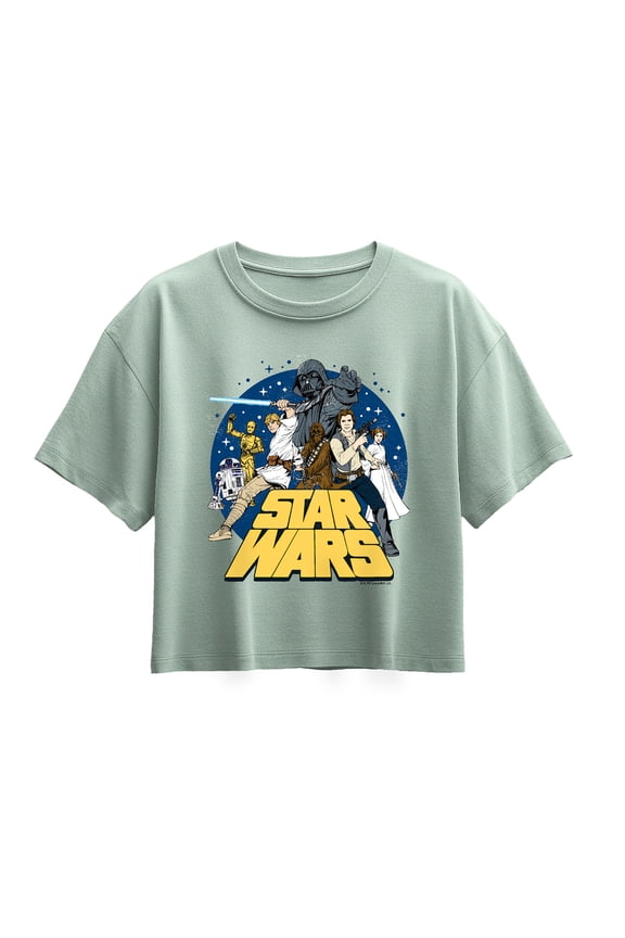 - Retro Group - Youth Girls Boxy T-Shirt