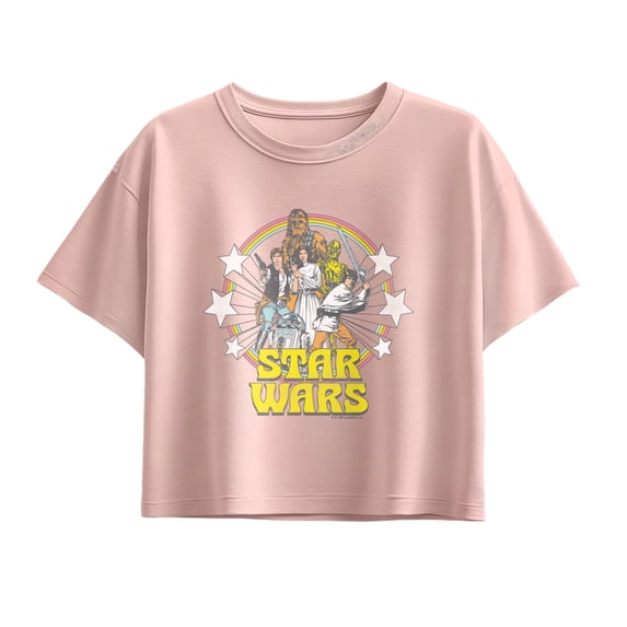 Star Wars - Retro Short Sleeve Boxy Graphic T-Shirt