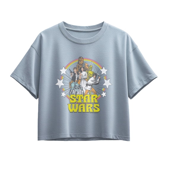 Star Wars - Retro Short Sleeve Boxy Graphic T-Shirt