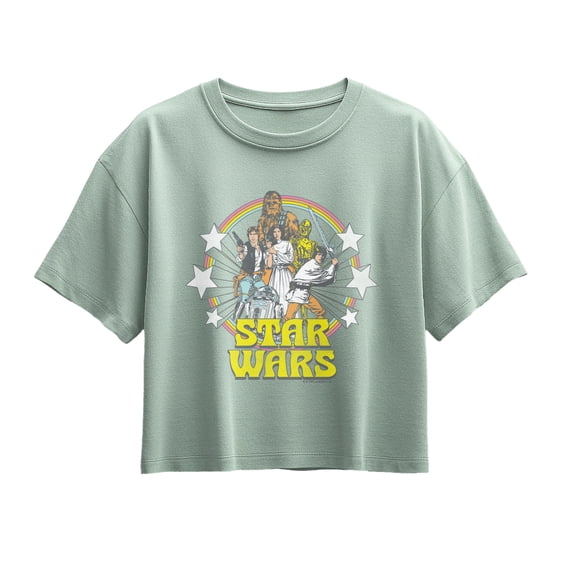 Star Wars - Retro Short Sleeve Boxy Graphic T-Shirt