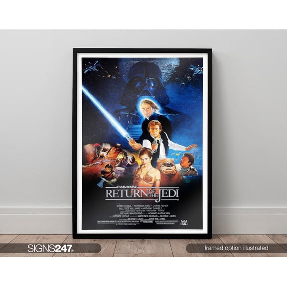 Star Wars Return Of The Jedi Poster | Movie Poster | Movie Prints For Cinema Rooms | Wall Art | Home Decor | A0 A1 A2 A3 A4 A5