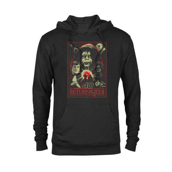 Star Wars Return of the Jedi 40th Anniversary Retro Vintage - Pullover Hoodie for Adults - Customized-Black