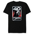 thumbnail image 1 of Star Wars Return of the Jedi 40th Anniversary Vader Logo - Short Sleeve Blended T-Shirt for Adults - Customized-Black, 1 of 5
