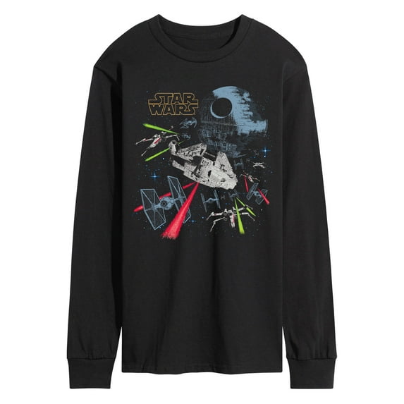 Star Wars - Return of the Jedi Battle - Men's Long Sleeve Tee