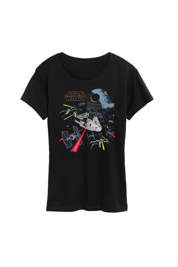 - Return of the Jedi Battle - Women's Short Sleeve Classic Fit Tee