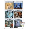 thumbnail image 1 of Star Wars: Return of the Jedi - Comic Panels Wall Poster, 14.725" x 22.375", 1 of 6