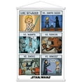 thumbnail image 1 of Star Wars: Return of the Jedi - Comic Panels Wall Poster with Wooden Magnetic Frame, 22.375" x 34", 1 of 5