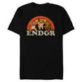 thumbnail image 1 of Star Wars Return of the Jedi Cute Ewoks Endor Retro - Short Sleeve Blended T-Shirt for Adults -Customized-Black, 1 of 5