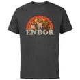 thumbnail image 1 of Star Wars Return of the Jedi Cute Ewoks Endor Retro - Short Sleeve Cotton T-Shirt for Adults -Customized-Charcoal, 1 of 5