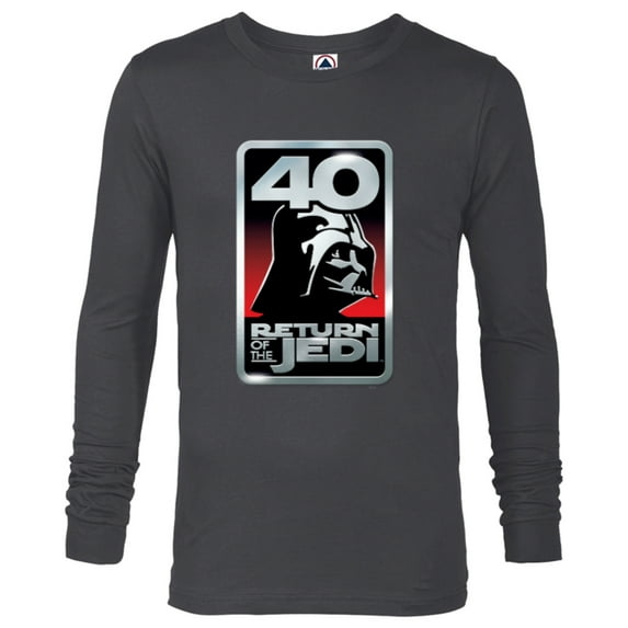 Star Wars Return of the Jedi Darth Vader 40th Anniversary - Long Sleeve T-Shirt for Men - Customized-Charcoal Heather