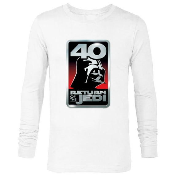 Star Wars Return of the Jedi Darth Vader 40th Anniversary - Long Sleeve T-Shirt for Men - Customized-White