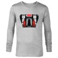 thumbnail image 1 of Star Wars Return of the Jedi Darth Vader Retro - Long Sleeve T-Shirt for Men - Customized-Athletic Heather, 1 of 5