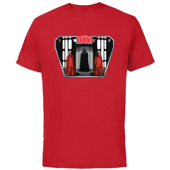 Star Wars Return of the Jedi Darth Vader Retro - Short Sleeve Cotton T-Shirt for Adults - Customized-Red