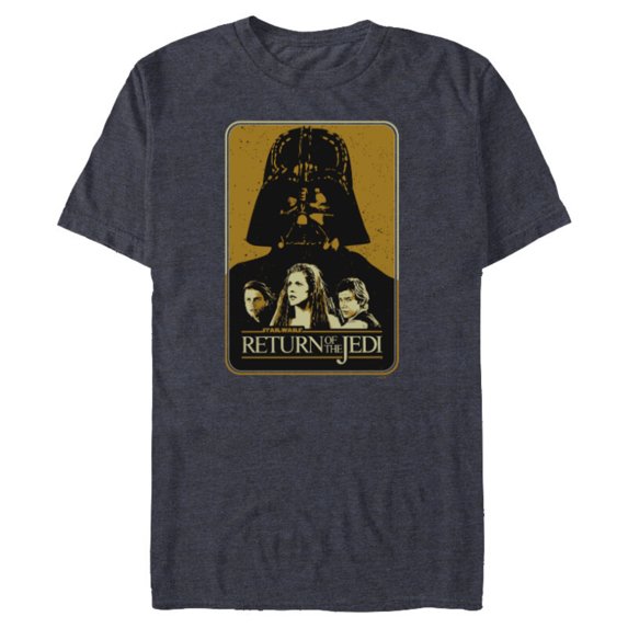 Star Wars Return of the Jedi Darth Vader - Short Sleeve Blended T-Shirt for Adults - Customized-Navy Heather