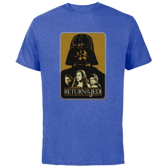 Star Wars Return of the Jedi Darth Vader - Short Sleeve Cotton T-Shirt for Adults - Customized-Royal Heather
