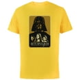 thumbnail image 1 of Star Wars Return of the Jedi Darth Vader - Short Sleeve Cotton T-Shirt for Adults - Customized-Yellow, 1 of 5