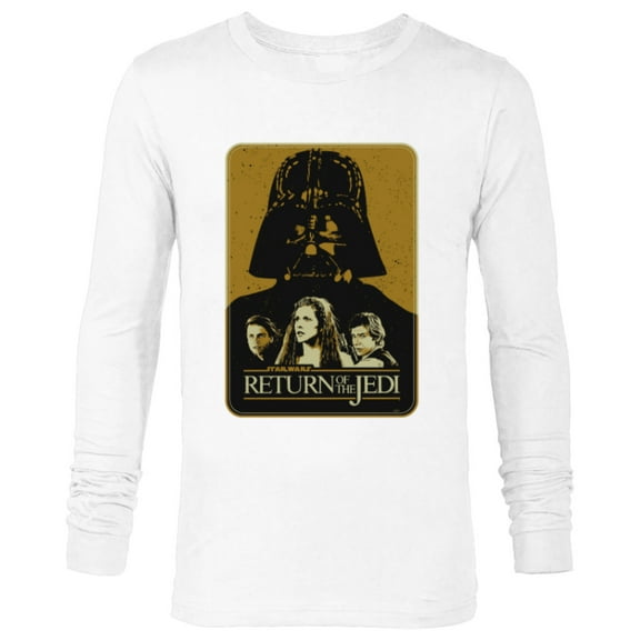 Star Wars Return of the Jedi Darth Vader Vintage Poster - Long Sleeve T-Shirt for Men - Customized-White