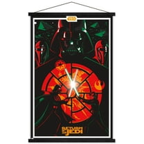 Star Wars: Return of the Jedi - Duel Wall Poster with Wooden Magnetic Frame, 22.375" x 34"