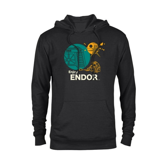 Star Wars Return of the Jedi Enjoy Endor - Pullover Hoodie for Adults - Customized-Black
